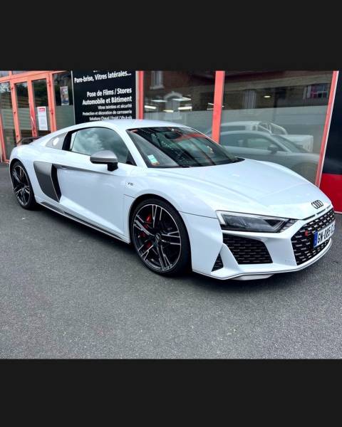 Application céramique GTechniq CSU sur AUDI R8 V10 à Brive-la-gaillarde